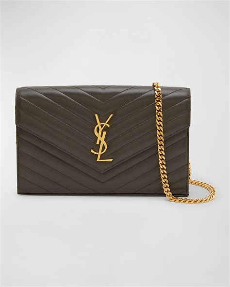 tag chain ysl|YSL large wallet on chain.